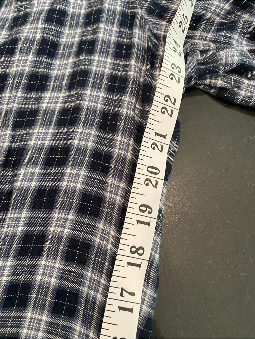 Hollister Navy White Plaid Romper Flare Wide Leg Soft Comfy Lightweight Size L - Picture 8 of 12
